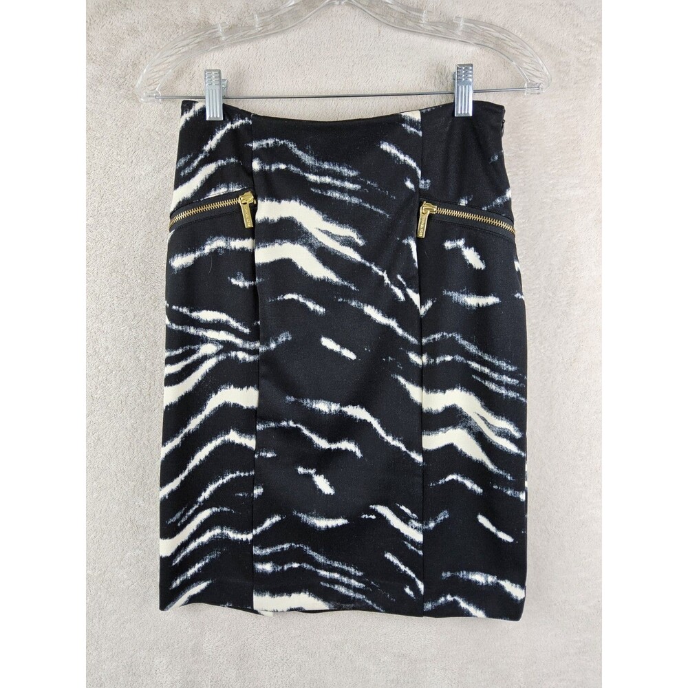 Michael Kors MK Women’s Lined Zip Pocket Straight Pencil Skirt Size 2